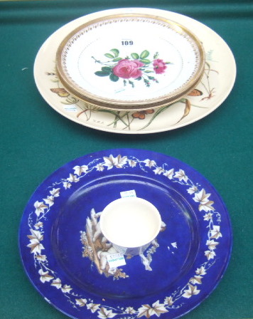 Appraisal: A pair of Paris porcelain plates th century hand painted