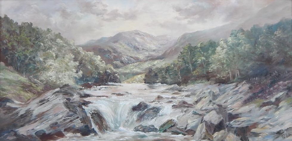 Appraisal: Prudence Turner M Windle - Scottish landscape oil on board