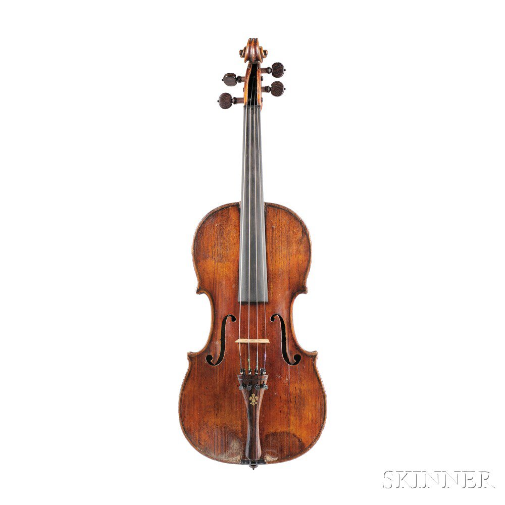 Appraisal: French Violin th Century bearing the internal brand LEMARQUIS branded