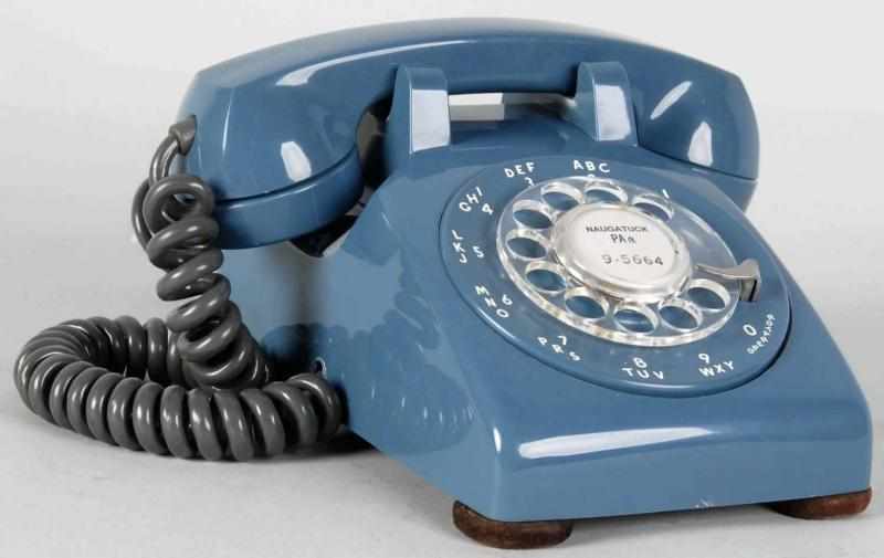 Appraisal: Blue Western Electric Telephone Description Base and shell marked Phone