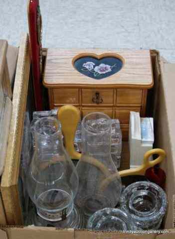 Appraisal: Box Lot of Vintage Household Use ItemsFrom the estate is