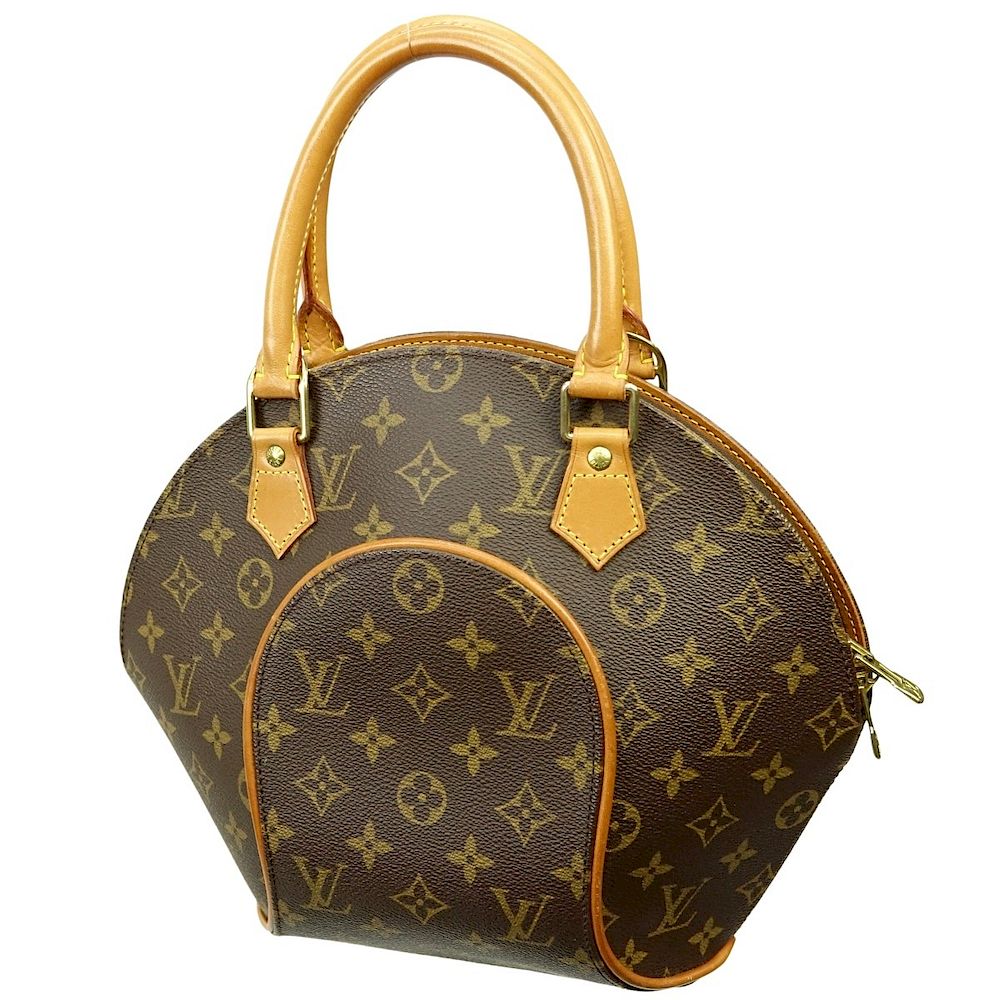 Appraisal: Louis Vuitton Brown Canvas Monogram Ellipse PM Bag Louis Vuitton