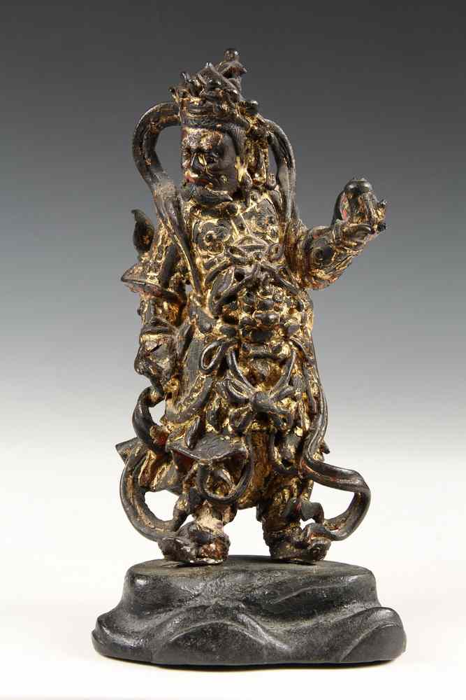 Appraisal: JAPANESE BRONZE FIGURE - th c or earlier Japanese Bronze