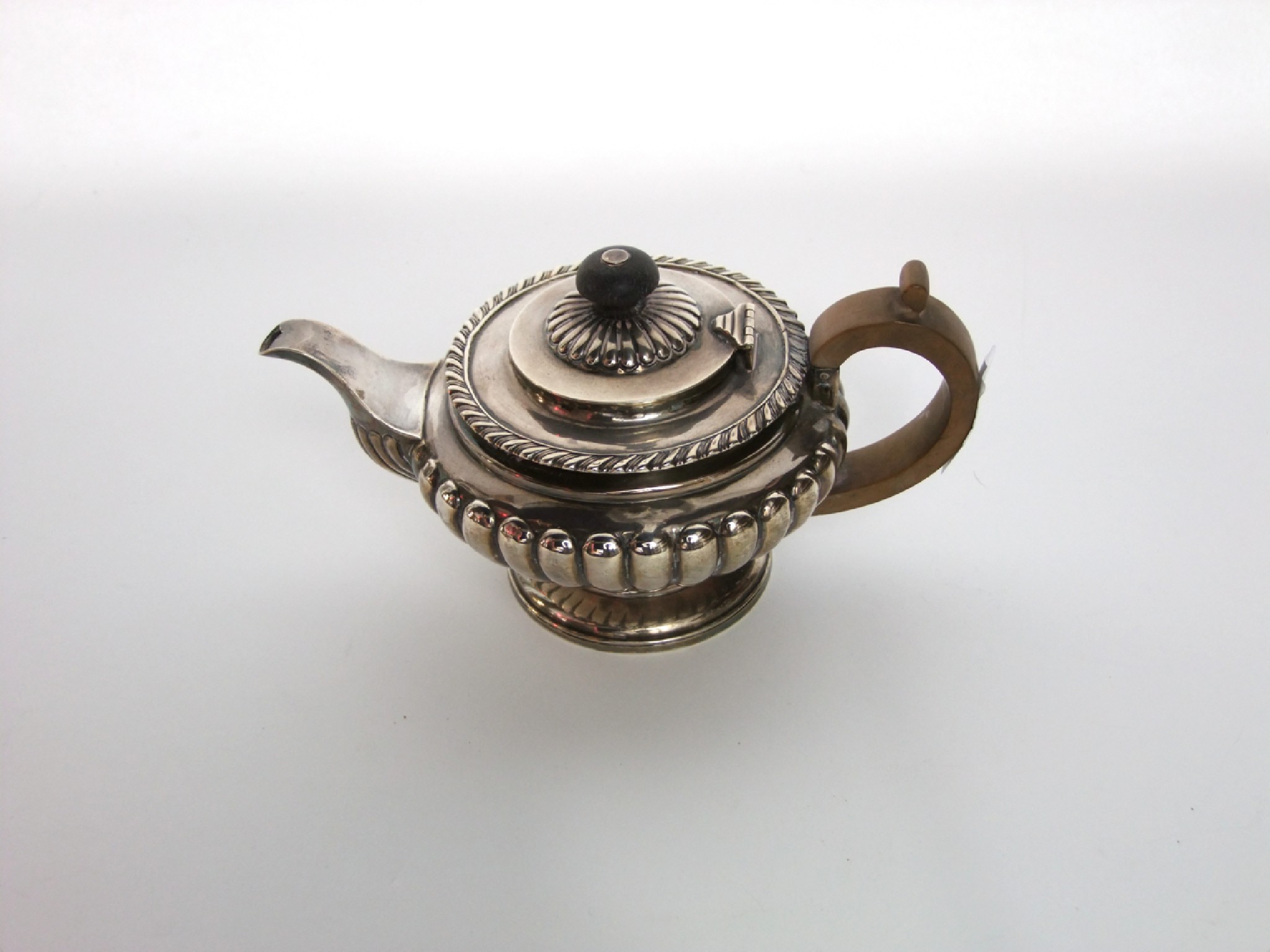 Appraisal: A William IV silver teapot Charles Thomas Fox London the