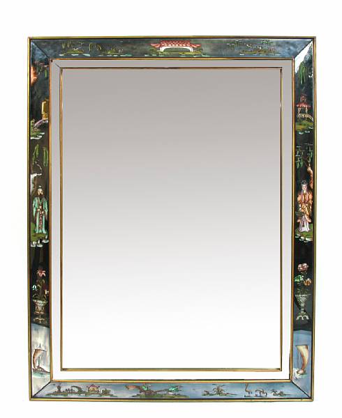 Appraisal: A pair of mirrors in the Asian taste height ft