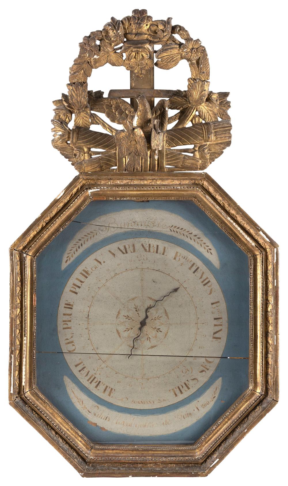 Appraisal: RARE AND IMPORTANT LOUIS XV BAROMETER FRANCE TH CENTURY HEIGHT