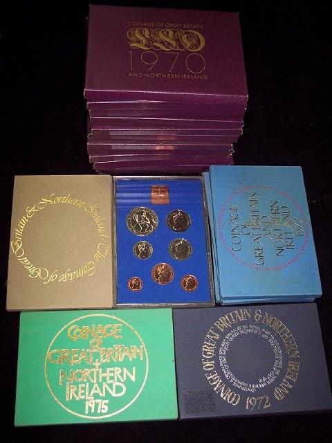 Appraisal: Great Britain and Northern Ireland a quantity of proof sets