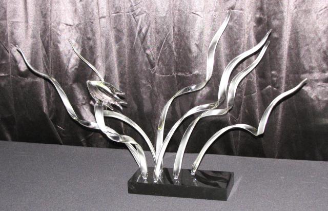 Appraisal: Sea Life limited edition art glass sculpture depicting fish and