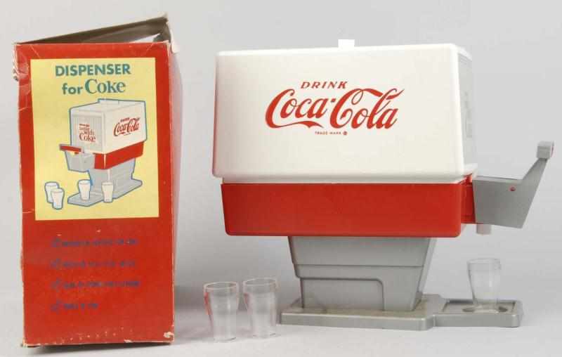 Appraisal: Coca-Cola Toy Dispenser with Original Box Description s Dispenser has