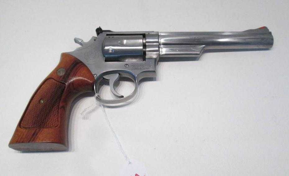 Appraisal: SMITH WESSON MODEL - DOUBLE ACTION REVOLVER magnum caliber pinned