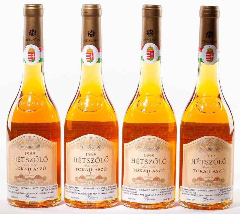 Appraisal: Tokaji AszuHetszolo Puttonyos ml bottlesRemoved from Mr Knott's large temperature-controlled