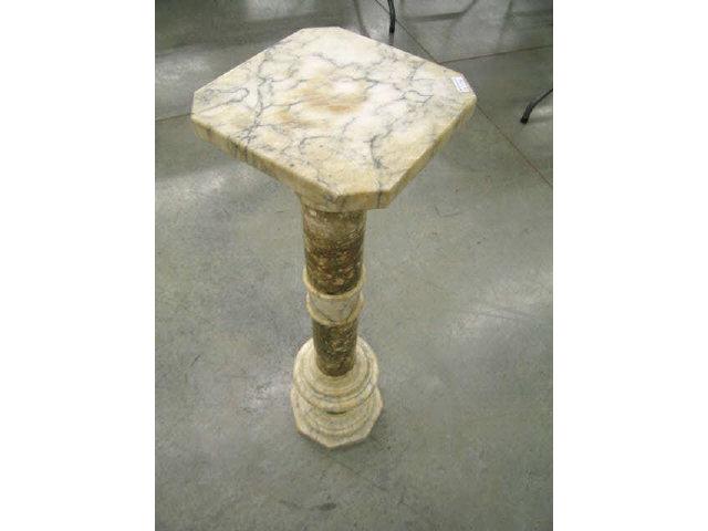 Appraisal: Carved Marble Pedestal tall