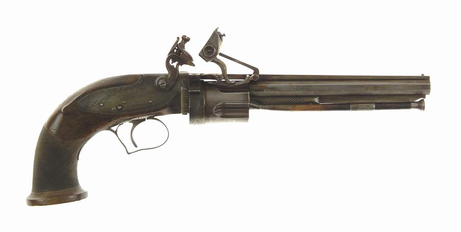 Appraisal: REPRODUCTION COLLIER REVOLVER rifled oct bbl with top rib overlapping