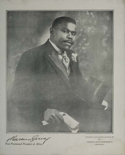 Appraisal: GARVEY MARCUS Marcus Garvey Provisional President of Africa Founder and