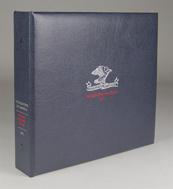 Appraisal: Book of First Day Covers with Sterling Silver Proof Medals