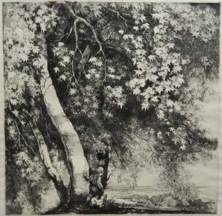 Appraisal: Mildred Bryant Brooks etching and drypoint Mildred Bryant Brooks American