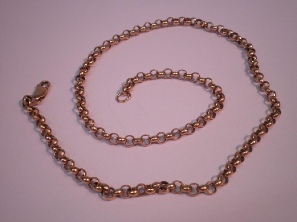 Appraisal: A belcher neck chain g