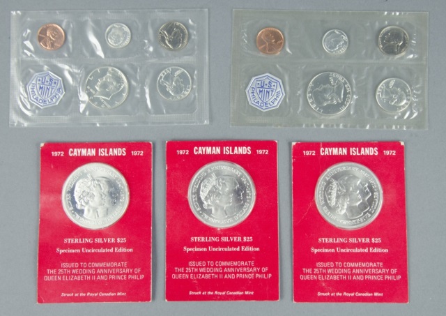 Appraisal: Three oz Silver Coins from Cayman IslandsDate commemorating wedding of