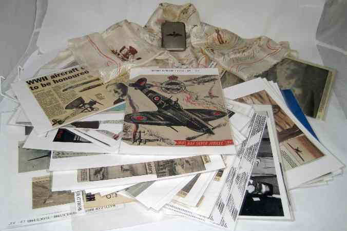 Appraisal: RAF Cigarette Case And World War II assortment of RAF