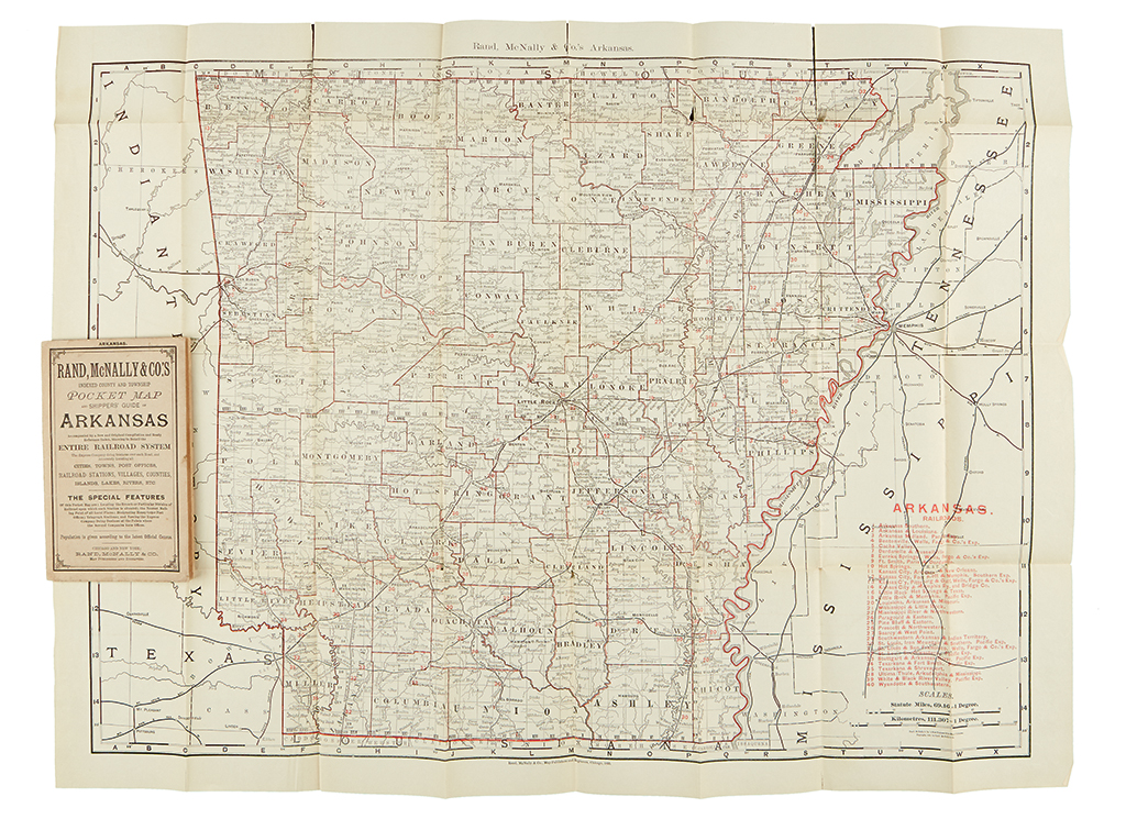 Appraisal: ARKANSAS Rand McNally Co Rand McNally Co 's indexed county