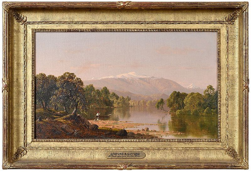 Appraisal: Sanford Robinson Gifford American - Mt Washington from the Saco