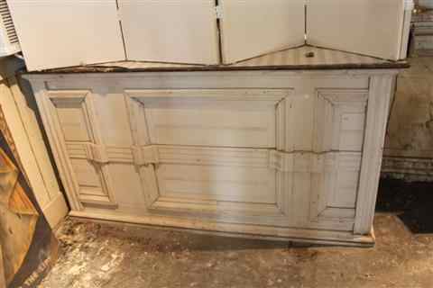 Appraisal: AMERICAN WHITE PAINTED CABINET circa - h w d in