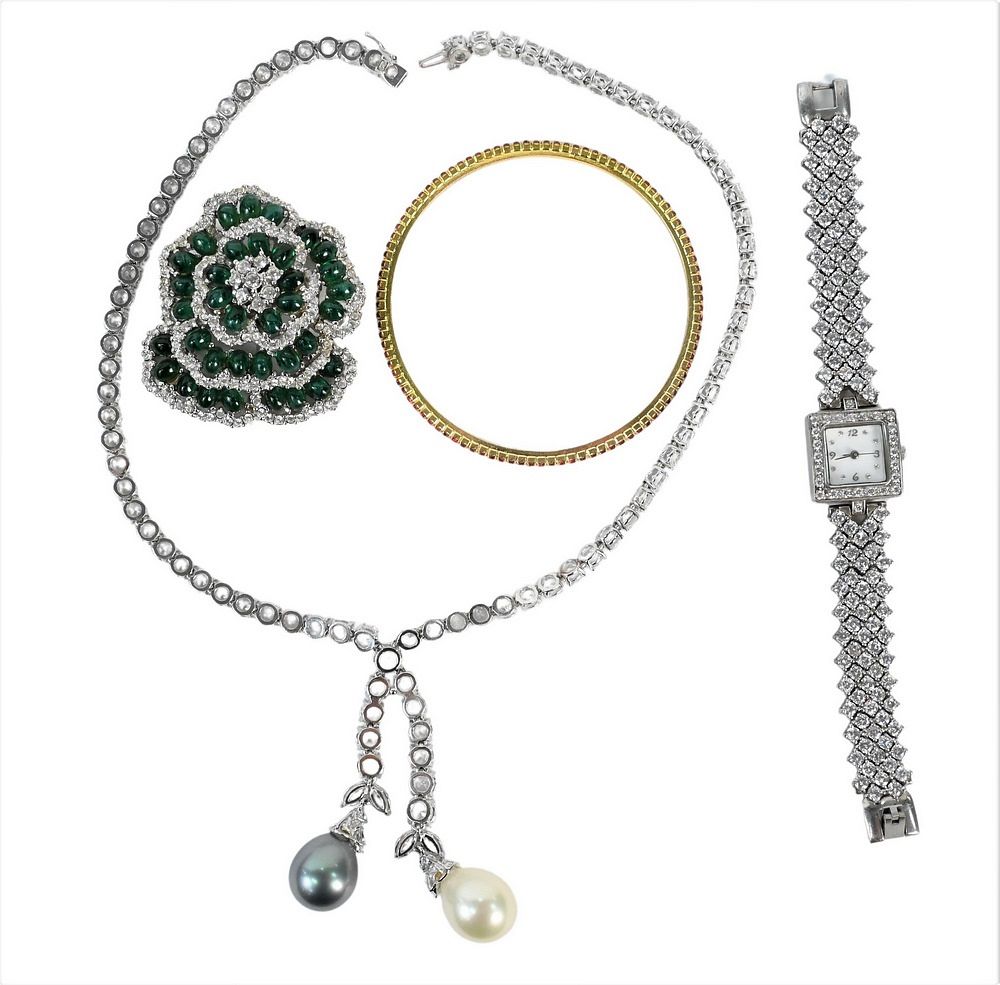 Appraisal: Three Piece Group of Costume Jewelry to include M C