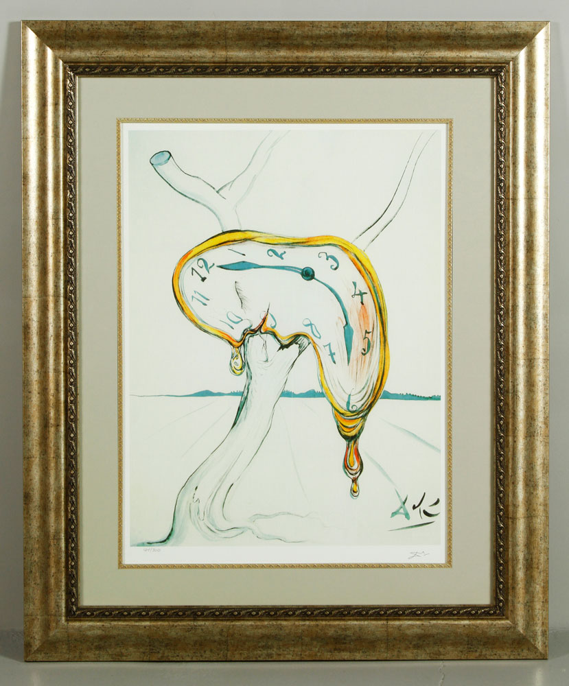 Appraisal: - Dali Soft Watch Lithograph Salvador Dali Spanish - Soft