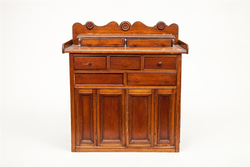 Appraisal: American Miniature Walnut Chest of Drawers x x in Estimate