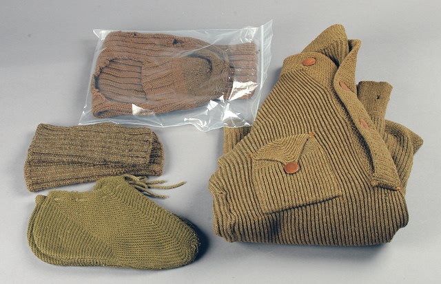 Appraisal: WWI clothing group made to specifications for the soldiers by