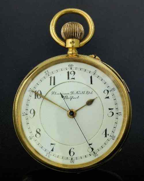 Appraisal: A George V gentleman's ct gold cased open faced keyless