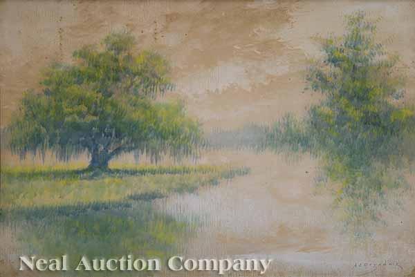 Appraisal: Alexander John Drysdale American New Orleans - Louisiana Bayou oil