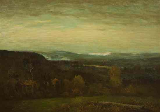 Appraisal: Homer Dodge Martin American - View over the Valley oil