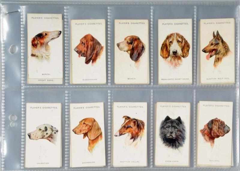 Appraisal: Lot of Dog Tobacco Card Sets Description This lot includes