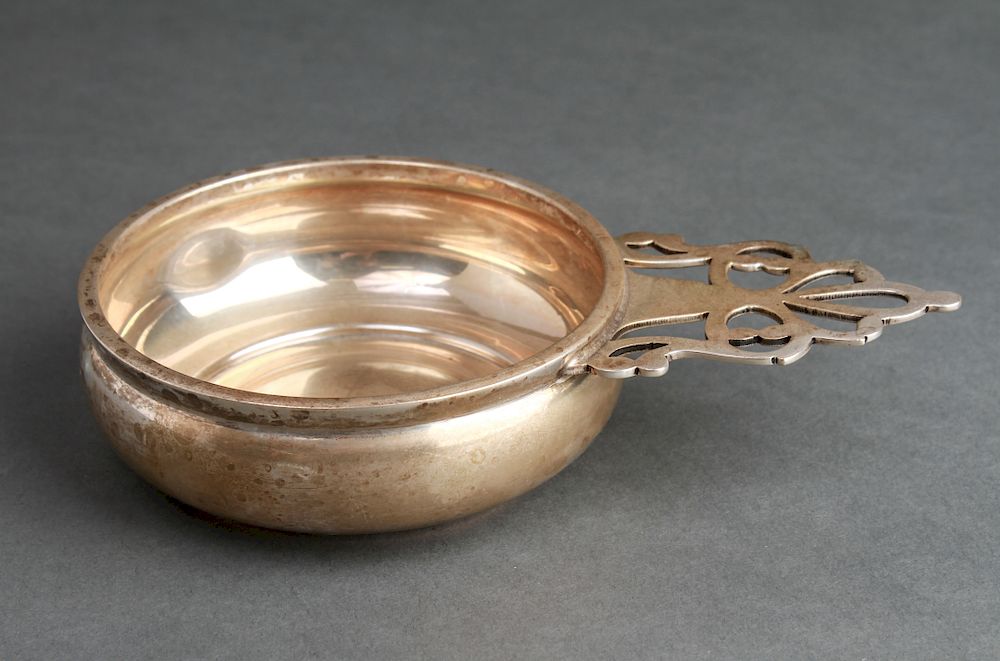 Appraisal: Shreve Crump Low Silver P Revere Porringer Shreve Crump Low