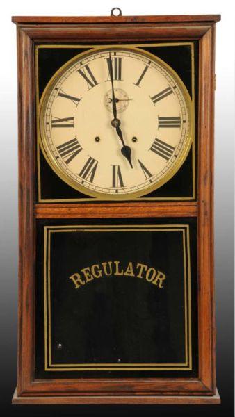 Appraisal: Regulator Wall Clock Description to Marginally original except for new