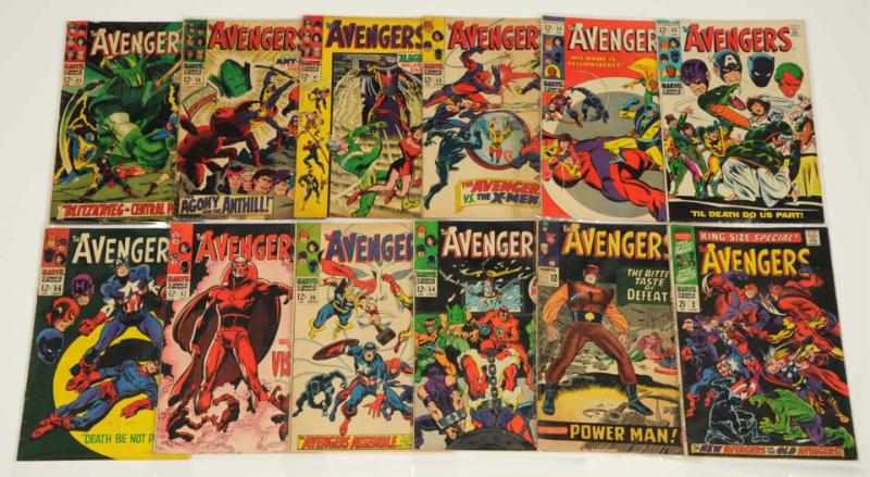 Appraisal: Lot of Avengers Comic Books This lot includes issues from