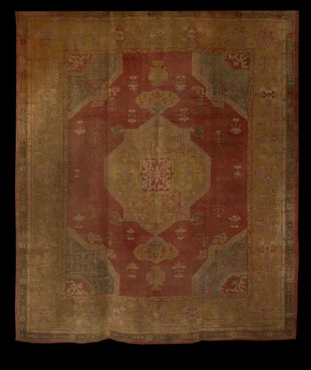 Appraisal: Antique Oushak Carpet ' x '