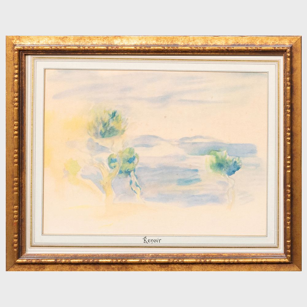 Appraisal: After Pierre-Auguste Renoir - L'Estaque and Le Chemin tournant from