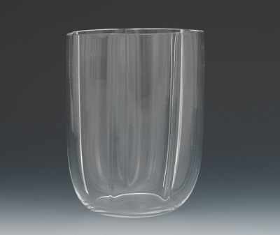 Appraisal: A Steuben Glass Vase Designed by Bolas Manikowski and Frederick