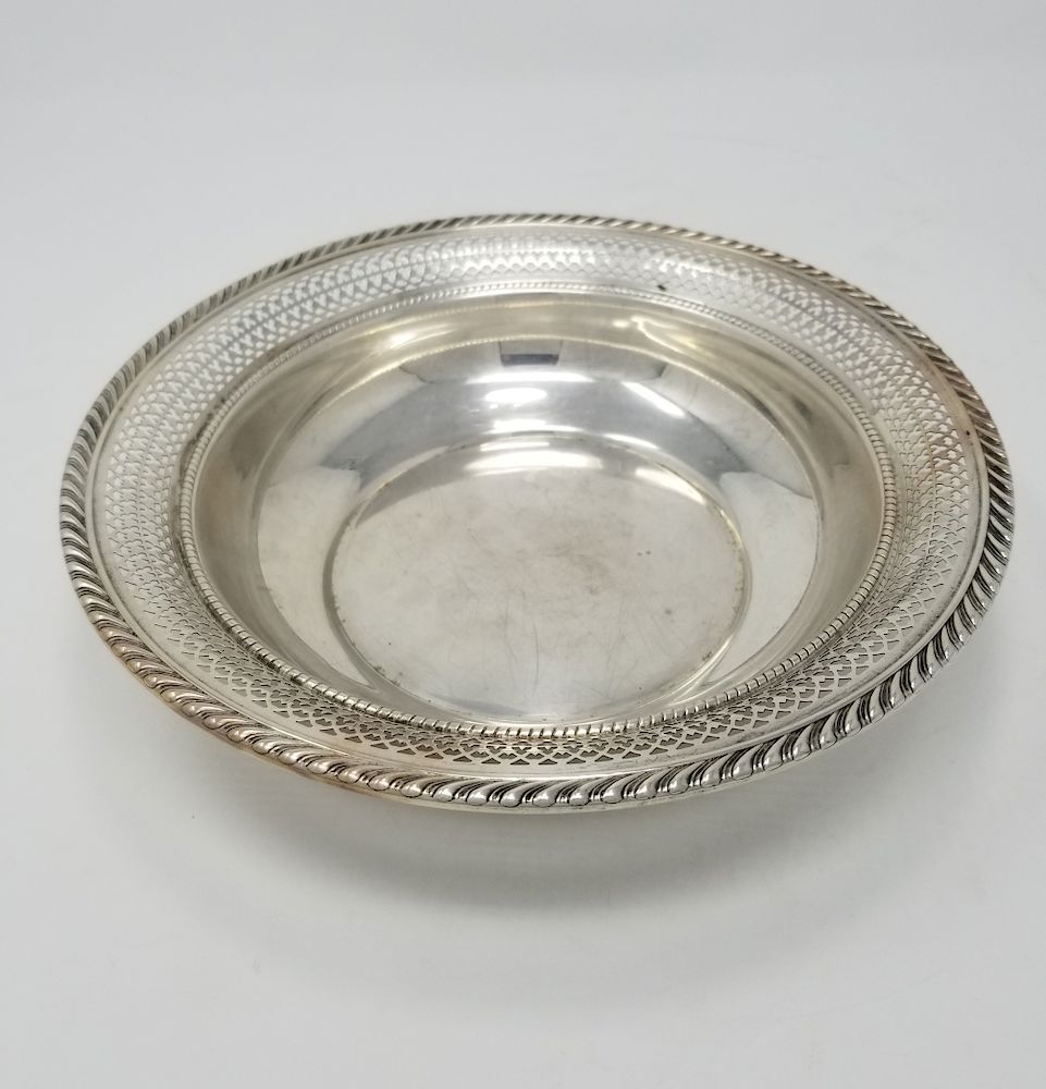 Appraisal: English Gadroon - Gorham Sterling Fruit Bowl English Gadroon -