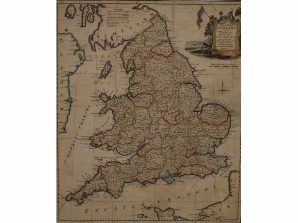 Appraisal: Thomas Kitchin A New Map of England and Wales Divided