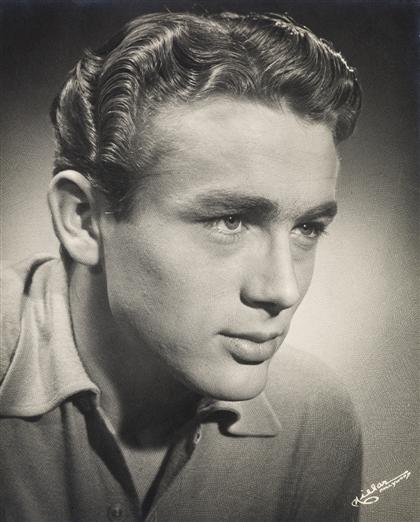 Appraisal: JAMES DEAN James Dean Original black and white studio Photograph