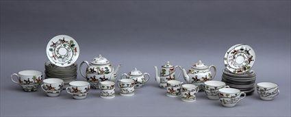 Appraisal: CROWN STAFFORDSHIRE FINE BONE CHINA FIFTY-SIX PIECE TEA SET In