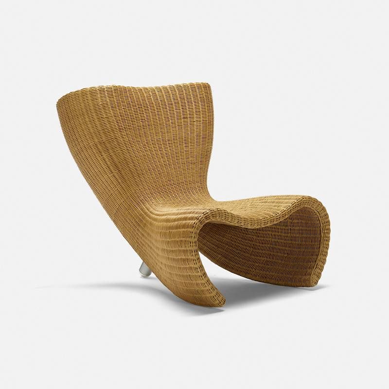 Appraisal: Marc Newson Wicker chair Marc Newson Wicker chair Idee Australia