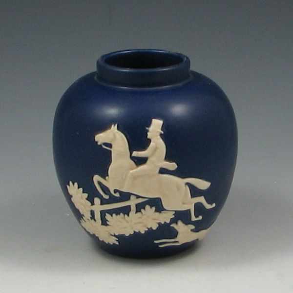 Appraisal: Weller Chase Vase marked Weller Pottery ''h tiny chip under