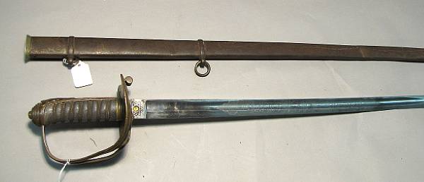 Appraisal: A British Pattern infantry officer's sword by Wilkinson Slightly curved