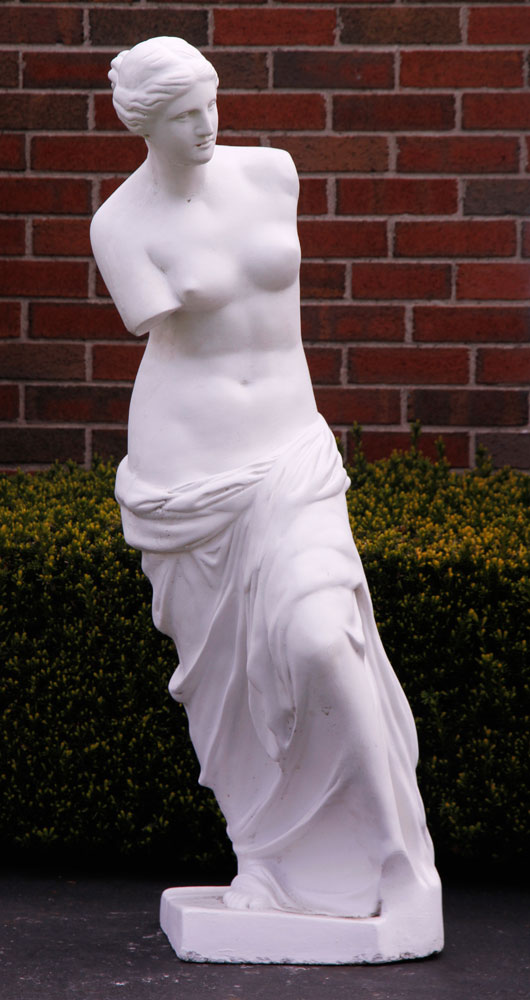 Appraisal: - Classical Nude Figure Cement Classical nude female figure white