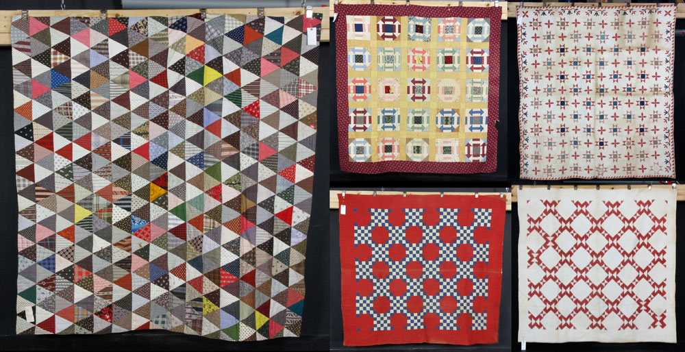 Appraisal: - Lot of Antique Pennsylvania Quilts Lot of five antique