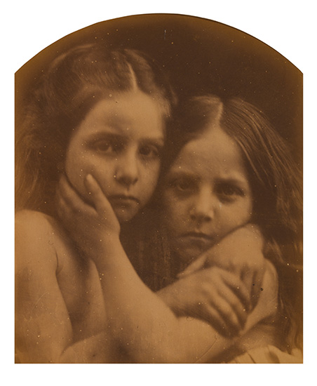 Appraisal: CAMERON JULIA MARGARET - Untitled a study of two girls